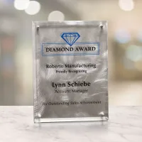 Silver Alloy Plaque 7" x 9"