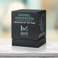 Award In Motion Bolton Gunmetal Cube 3-1/2"