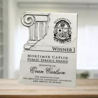 Chiseled Column Plaque 8" x 10"