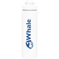 24 oz h2go Conquer Water Bottle (Matte White)