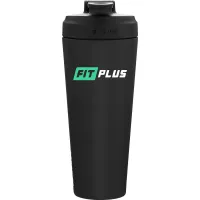 24 oz Hydroshkr Stainless Steel Shaker Bottle (Black)