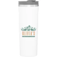 16.9 oz Meridian Travel Tumbler (Matte White)