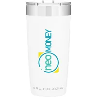 20 oz Arctic Zone Titan Thermal Hp Travel Tumbler (Matte White)