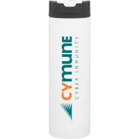20.9 oz h2go Gauge Travel Tumbler (Matte White)