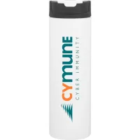 20.9 oz h2go Gauge Travel Tumbler (Matte White)