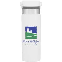 25 oz h2go Realm Water Bottle (Matte White)
