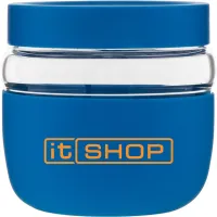 22 oz h2go Graze Glass Container (Cerulean)