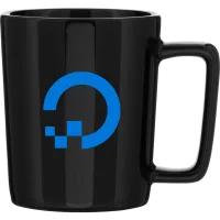 14 oz Madrid Ceramic Mug (Black)