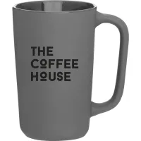 14 oz Ledge Ceramic Mug (Storm Gray)