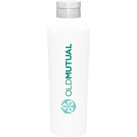 20.9 oz h2go Manhattan Water Bottle (Matte White)
