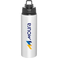 28 oz h2go Surge Water Bottle (Silver)