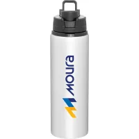 28 oz h2go Surge Water Bottle (Silver)