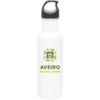 24 oz h2go Bolt Water Bottle (White)