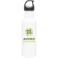 24 oz h2go Bolt Water Bottle (White)