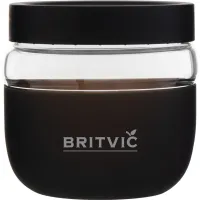 22 oz h2go Graze Glass Container (Black)
