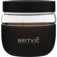 22 oz h2go Graze Glass Container (Black)