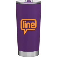 20 oz h2go Fargo Travel Tumbler (Matte Purple)