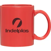 11 oz C-Handle Ceramic Mug (Red)