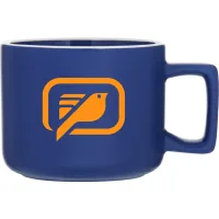 12 oz Helio Ceramic Mug (Matte Royal Blue)