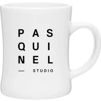 14 oz Luna Ceramic Mug (White)