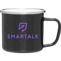 13 oz Whitney Enamel Camper Travel Mug Mug (Black)