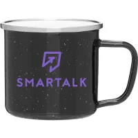 13 oz Whitney Enamel Camper Travel Mug Mug (Black)