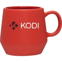 16 oz Verona Ceramic Mug (Matte Red)