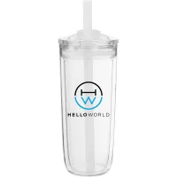 16 oz Simone Travel Tumbler (White)