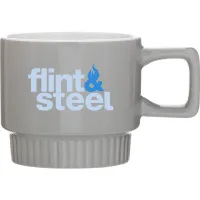 11 oz Loft Ceramic Mug (Light Gray)