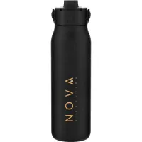 34 oz Larq Swig Top Water Bottle (Obsidian Black)