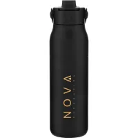 34 oz Larq Swig Top Water Bottle (Obsidian Black)