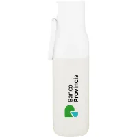 17 oz Larq Flip Top Water Bottle (Granite White)