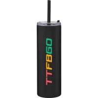 16 oz Lane Travel Tumbler (Matte Black)