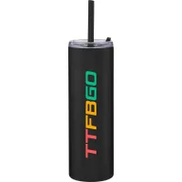 16 oz Lane Travel Tumbler (Matte Black)