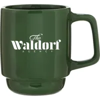 16 oz Olly Ceramic Mug (Forest Green)