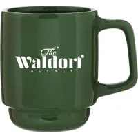 16 oz Olly Ceramic Mug (Forest Green)