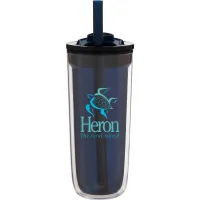 16 oz Simone Travel Tumbler (Navy)