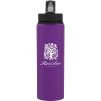 26 oz h2go Virtue Water Bottle (Matte Royal Purple)