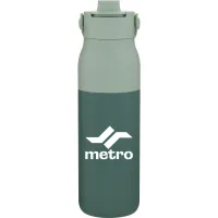 34 oz Larq Purevis2 Water Bottle (Eucalyptus Green)