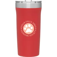18 oz Palermo Travel Tumbler (Matte Red)