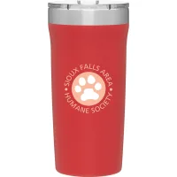 18 oz Palermo Travel Tumbler (Matte Red)