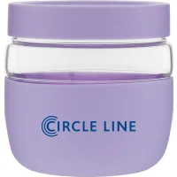 22 oz h2go Graze Glass Container (Lavender)