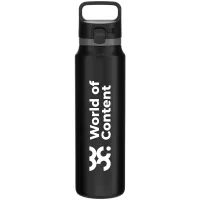 22 oz h2go Harmon Water Bottle (Matte Black)