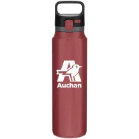 22 oz h2go Harmon Water Bottle (Matte Cardinal)