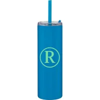16 oz Lane Travel Tumbler (Matte Cerulean)