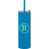 16 oz Lane Travel Tumbler (Matte Cerulean)
