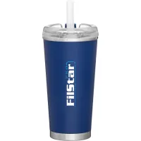 16.9 oz Brooklyn Travel Tumbler (Matte Blue)