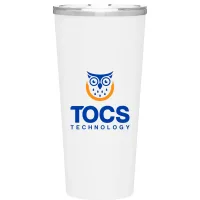 16.9 oz Cooper Travel Tumbler (Matte White)