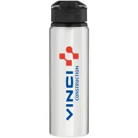 26 oz Torrent Water Bottle (Silver)