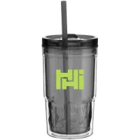 16 oz Clarity Travel Tumbler (Black)